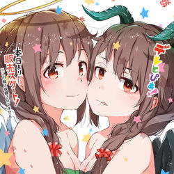 This is a pixiv picture whose title is 新刊『デレとぴあ！2018＆2019』販売スタート記念イラスト.