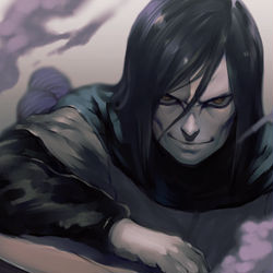 This is a pixiv picture whose title is 穢土転生.