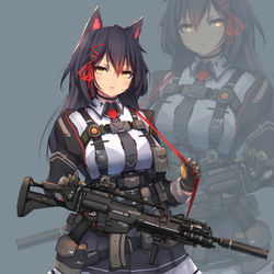 This is a pixiv picture whose title is HK G36K.