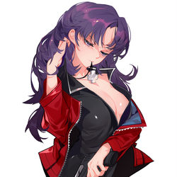 This is a pixiv picture whose title is 葛城ミサト.