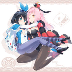 This is a pixiv picture whose title is 【C97】アリス♠バニー.
