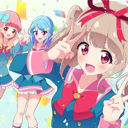 This is a pixiv picture whose title is アイカツオンパレード！.