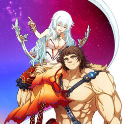 This is a pixiv picture whose title is トライスター.