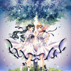 This is a pixiv picture whose title is 恋色同盟.