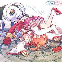 This is a pixiv picture whose title is ジャーマンスープレックスホールド.