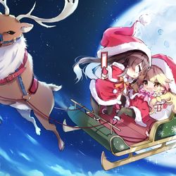 This is a pixiv picture whose title is クリスマス※遅刻.