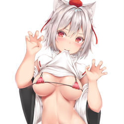 This is a pixiv picture whose title is は、恥ずかしいです、、、.