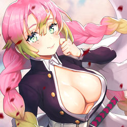 This is a pixiv picture whose title is 蜜璃ちゃん♥.
