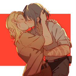 This is a pixiv picture whose title is 愛.