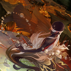 This is a pixiv picture whose title is 此岸遥望彼岸，求而不得.