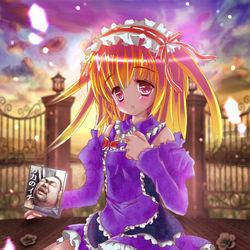 This is a pixiv picture whose title is 少女は薔薇の香りで大人になる.