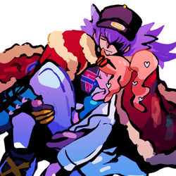 This is a pixiv picture whose title is 剣盾詰.