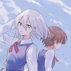 This is a pixiv picture whose title is 創作百合まとめ2.