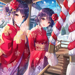 This is a pixiv picture whose title is 双生视界.