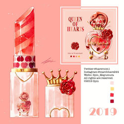 This is a pixiv picture whose title is Lipsticks 2019.