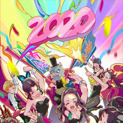 This is a pixiv picture whose title is 2020！happy new year~.