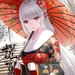 This is a pixiv picture whose title is あけおめ.