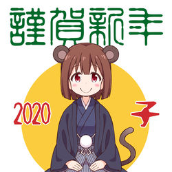 This is a pixiv picture whose title is 2020.