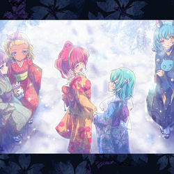 This is a pixiv picture whose title is トゥインクル・ニューイヤー・プリキュア！.