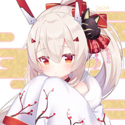 This is a pixiv picture whose title is 2020.