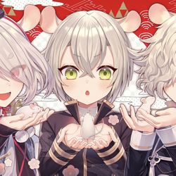 This is a pixiv picture whose title is 2020！.