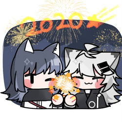 This is a pixiv picture whose title is 跨年快乐！.