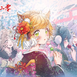 This is a pixiv picture whose title is 初詣.