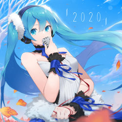 This is a pixiv picture whose title is 2020.