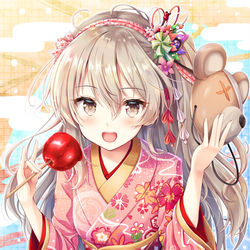 This is a pixiv picture whose title is 初詣に行く愛里寿ちゃん.