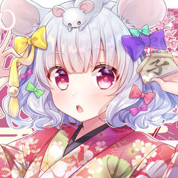 This is a pixiv picture whose title is 謹賀新年.