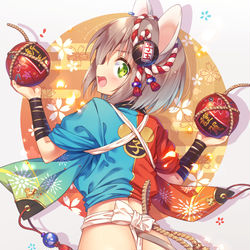 This is a pixiv picture whose title is あけおめです！.