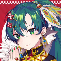 This is a pixiv picture whose title is 謹賀リン年.