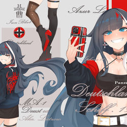 This is a pixiv picture whose title is 私服ドイッチュラント.