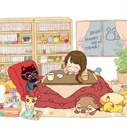 This is a pixiv picture whose title is あけましておめでとうございます.