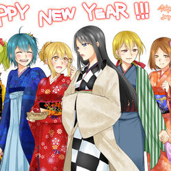 This is a pixiv picture whose title is あけましておめでとうございます。.