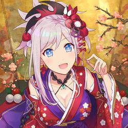 This is a pixiv picture whose title is あけおめ武蔵ちゃん.