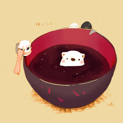 This is a pixiv picture whose title is おしるこ.