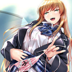 This is a pixiv picture whose title is 紐パンぬき.