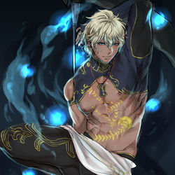 This is a pixiv picture whose title is 無双ハデス.