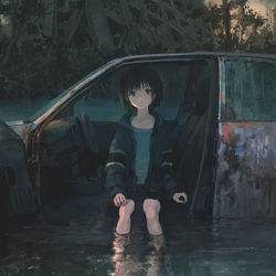 This is a pixiv picture whose title is 仄.