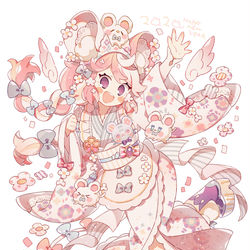 This is a pixiv picture whose title is 2020.
