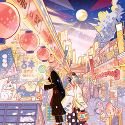 This is a pixiv picture whose title is 二〇二〇.