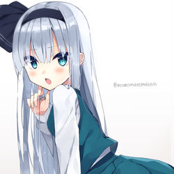 This is a pixiv picture whose title is ロング妖夢ちゃん.