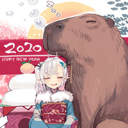 This is a pixiv picture whose title is 2020もよろしくね…💕.