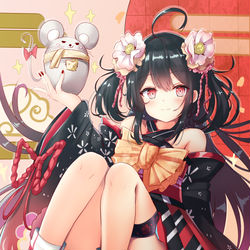 This is a pixiv picture whose title is 謹賀新年.