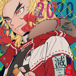 This is a pixiv picture whose title is 描き初め.
