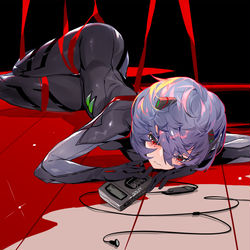 This is a pixiv picture whose title is 绫波丽.