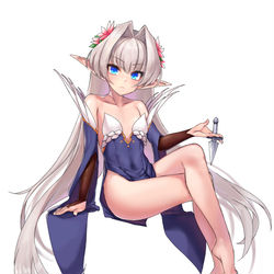 This is a pixiv picture whose title is フローラルエルフ.