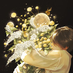 This is a pixiv picture whose title is night bouquet.