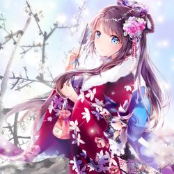 This is a pixiv picture whose title is 正月.
